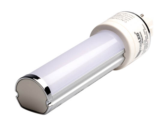 MaxLite 5PLG24QLED35 Maxlite 5W 4 Pin Horizontal 3500K G24q LED Bulb Ballast Bypass