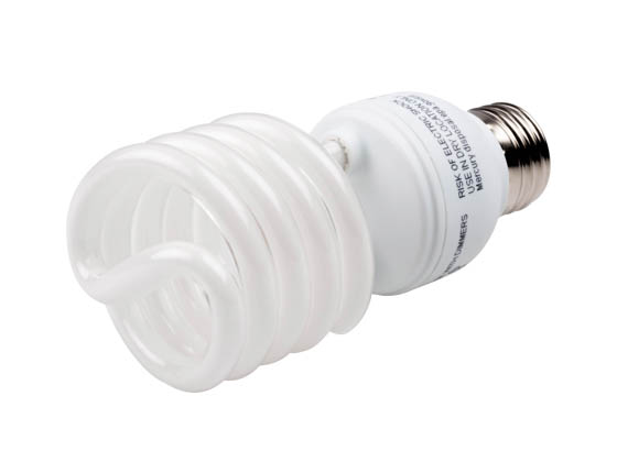 Overdrive 23W/ODT2S/27K 100W Equivalent 23W Warm White Spiral CFL