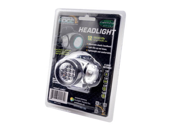 Sunlight Supply Inc. 708027 Grower's Edge Green Headlamp Grower's Edge Green Eye LED Headlight