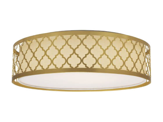 Nuvo Lighting 62-987 14" Filigree LED fixture Nuvo Decor LED Flush Fixture