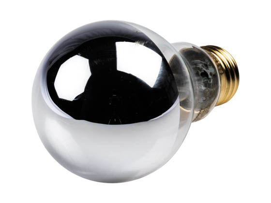Bulbrite 776671 LED5A19/27K/FIL/HM/2 Dimmable 5W 2700K Half Mirror A19 Filament LED Bulb
