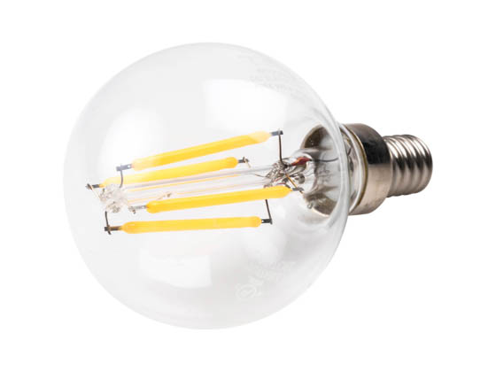 Bulbrite 776673 LED4G16/27K/FIL/E12/2 Dimmable 4.5W 2700K G-16 Filament LED Bulb