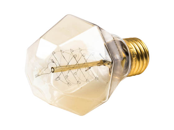 Bulbrite 132518 NOS40-GEM 40W 120V GEM Nostalgic Decorative Bulb, E26 Base