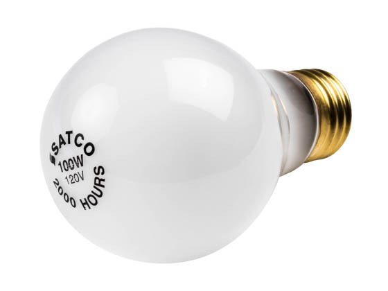 Satco Products, Inc. S6010 100A/LHT/Left Hand Thread Satco 100W 130V A19 Left Hand Threaded Bulb E26 Base