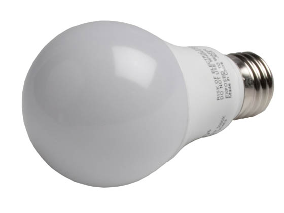 Satco Products, Inc. S9836 9.5A19/OMNI/220/LED/30K Satco Dimmable 9.5W 3000K A19 LED Bulb, Enclosed Rated
