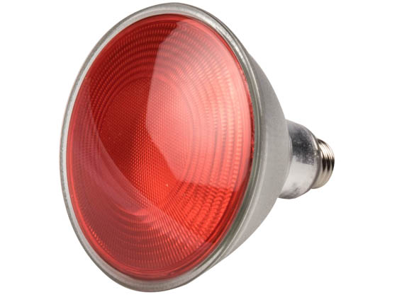 Philips Lighting 469106 13.5PAR38/RED/FLOOD/ND ULW Philips Non-Dimmable 13.5W Red 40° PAR38 LED Bulb, Outdoor Rated