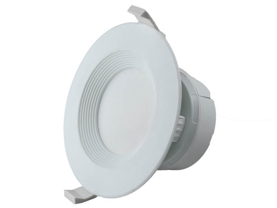MaxLite 1408889 RF408ICAT30W Maxlite Dimmable 4" 7W 3000K Round LED Downlight, No Recessed Can or J-Box Needed