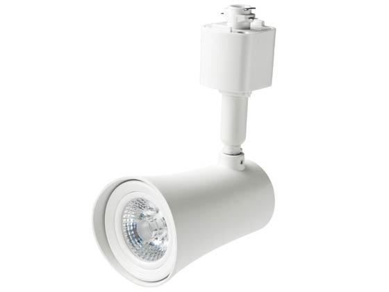 Maximus Lighting 10207 M-10TL-930-WH-24-D Maximus Dimmable 10W 3000K 24 Degree LED Track Head for Halo, Juno or Lightolier Track, White Finish