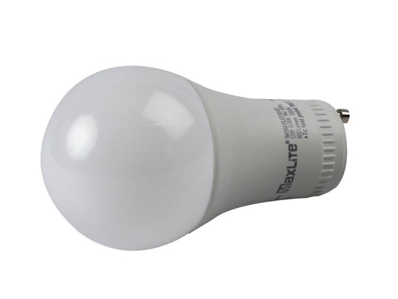MaxLite 1409338 9A19GUDLED30/G5 Dimmable 9W 3000K A19 LED Bulb, GU24 Base