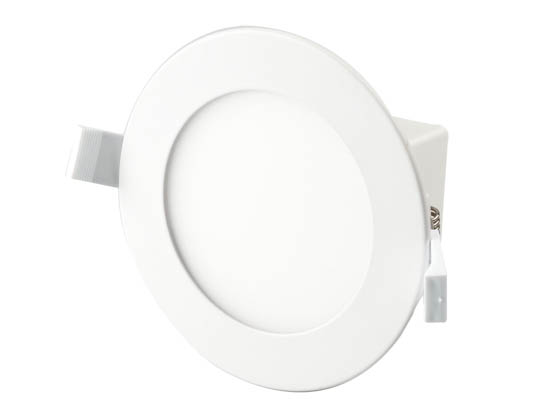 Bulbrite 773105 LED8JBOXDL/4/827/WHRD/D Dimmable 4" 8.5W 2700K LED Downlight, No Recessed Can or J-Box Needed