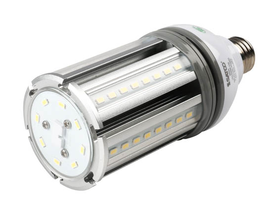 Satco Products, Inc. S9390 18W/LED/HID/5000K/100-277V E26 Satco 18 Watt Non-Dimmable Hi-Pro LED Multi-Beam Retrofit Lamp, 5000K, Ballast Bypass
