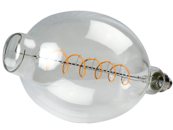 Bulbrite 776314 LED4BT56/22K/FIL Dimmable 4W 2200K BT56 Filament LED Bulb