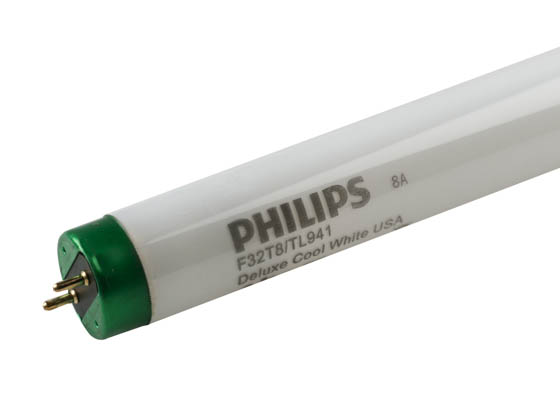 Philips Lighting 479626 F32T8/TL941/ALTO 32W Philips 32W 48in T8 Cool White Fluorescent Tube