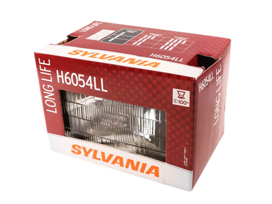 Sylvania 30873 H6054LL H6054LL Long Life Sealed Beam Automotive Bulb