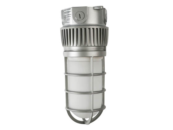 NaturaLED 7606 LED-FXVTJ20/830/MV-CM 20W 3000K Ceiling Mount LED Vapor Tight Jelly Jar Fixture