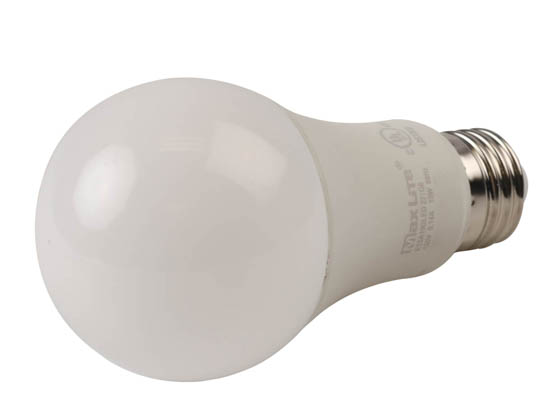 MaxLite 14099403 E15A19DLED30/G6 Dimmable 15W 3000K A19 LED Bulb, Enclosed Rated