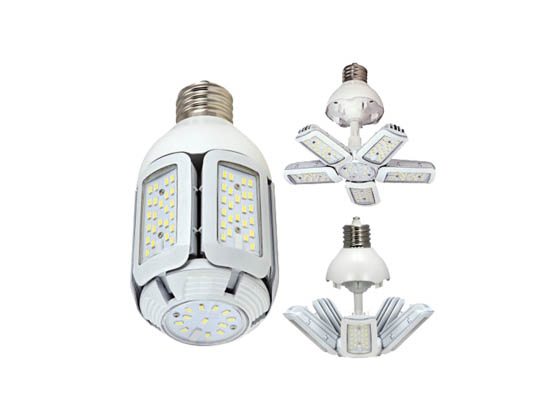 Satco Products, Inc. S29769 75W/LED/HID/MB/5000K/100-277V/EX39 Satco 400 Watt Equivalent, 75 Watt 5000K Hi-Pro LED Multi-Beam Retrofit Lamp, Ballast Bypass