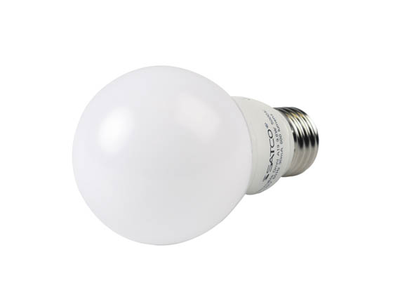 Satco Dimmable 9 8w 5000k A19 Led Bulb, Light Bulbs For Enclosed Fixtures
