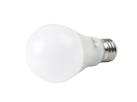 Philips Lighting 479451 9A19/PER/850/P/E26/DIM Philips Dimmable 9W 5000K A19 LED Bulb, Enclosed Rated