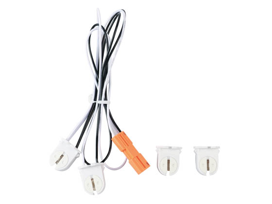 MaxLite 14098785 G5KIT2 T5 Retrofit Wiring Harness For 2-Lamp Bypass Single-End Powered LED T5 Bulb