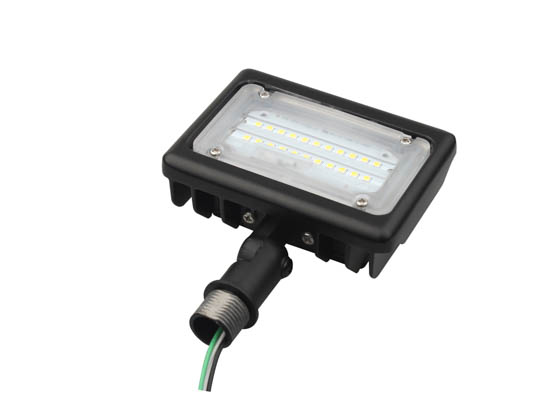 PacLights FFLA15-50 15 Watt LED Flood Light Fixture, 5000K With 1/2" Knuckle Mount