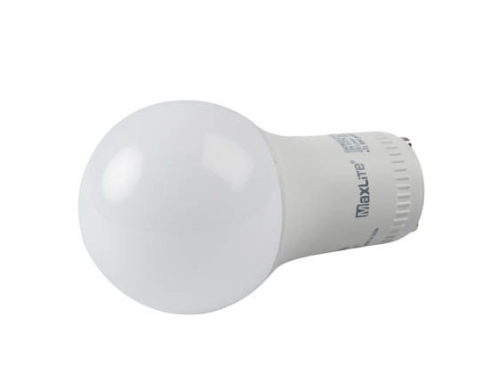 MaxLite 14099406 E6A19GUDLED30/G6 Dimmable 6W 3000K A19 LED Bulb, GU24 Base, Enclosed Rated