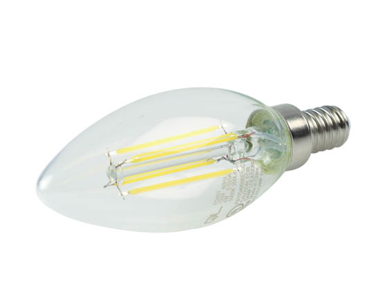 TCP FB11D4050EE12C Dimmable 4W 5000K Decorative Filament LED Bulb, Enclosed Rated