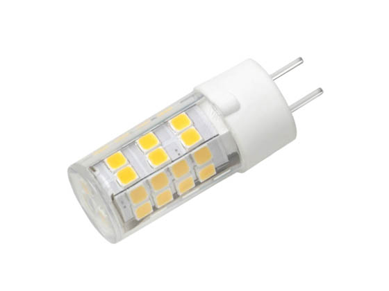 Bulbrite 770615 LED4GY6/30K/D/2 6.5 Watt Dimmable T-6 LED Bulb, G9 Base, 3000K, 120 Volt