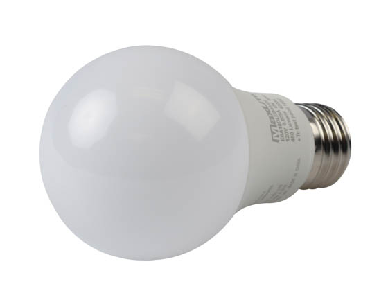MaxLite 14099393 E6A19DLED40/G6 Maxlite Dimmable 6W 4000K A19 LED Bulb, Enclosed Rated