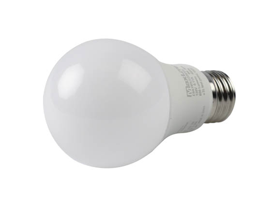 MaxLite 14099397 E9A19DLED30/G6 Maxlite Dimmable 9 Watt 3000K A19 LED Bulb, Enclosed Rated