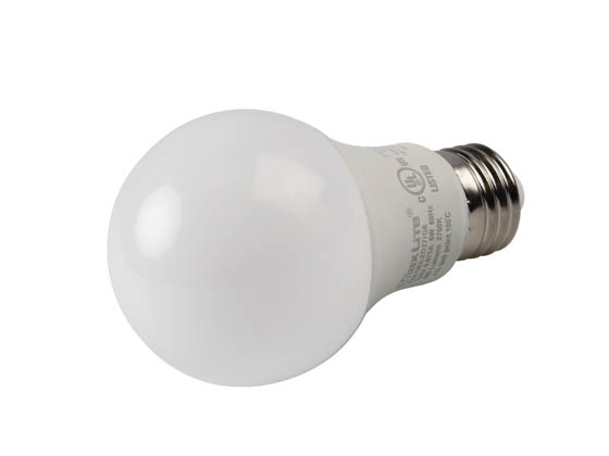 MaxLite 14099390 E6A19DLED27/G6 Maxlite Dimmable 6W 2700K A19 LED Bulb, Enclosed Rated