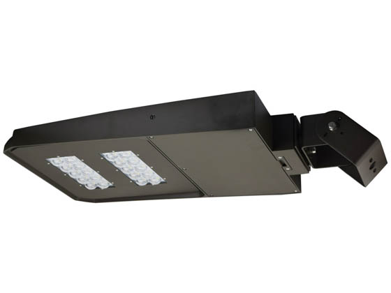 NaturaLED 7769-P10103 LED-FXSAL150/40K/DB/3S-P10103 Dimmable 575 Watt Equivalent, 150 Watt 4000K Slim LED Area Light Fixture With Swivel Bracket