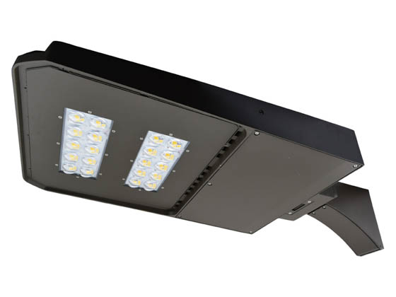 NaturaLED 7769-P10105 LED-FXSAL150/40K/DB/3S-P10105 Dimmable 575 Watt Equivalent, 150 Watt 4000K Slim LED Area Light Fixture With 6" Extended Arm