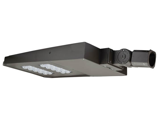 NaturaLED 7770-P10101 LED-FXSAL150/50K/DB/3S-P10101 Dimmable 575 Watt Equivalent, 150 Watt 5000K Slim LED Area Light Fixture With Slip Fitter Bracket