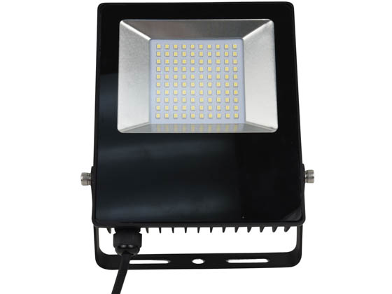 NaturaLED 7764 LED-FXFDL48/50K/BK 48 Watt, 200-250 Watt Equivalent, 5000K LED Flood Light Fixture