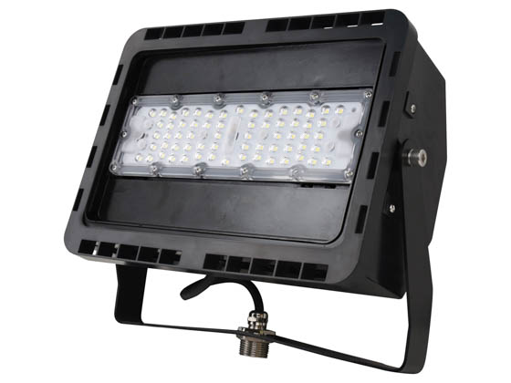 NaturaLED 7783 LED-FXFDL50/66/40K/BK Dimmable 50 Watt, 250-400 Watt Equivalent, 4000K LED Flood Light Fixture