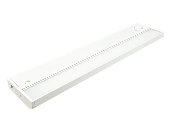 American Lighting 3LC2-16-WH 3-Complete 10W Dimmable 3 Color Temperatures 2400K, 3000K or 4000K 120V 16" LED Undercabinet Fixture - White