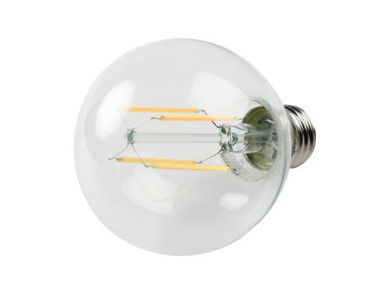 Bulbrite 776775 LED8G25/27K/FIL/3 Dimmable 8.5W 2700K 90 CRI G25 Filament LED Bulb, Enclosed and Wet Rated