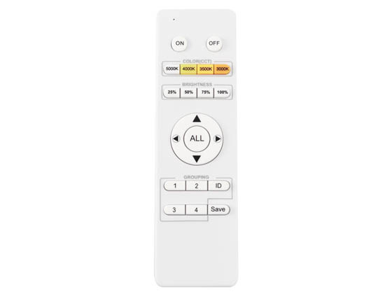 Superior Life 55399 Handheld Remote For LED Panel Wireless Handheld Remote For Color Adjustable LED Flat Panel 55400 and 55402