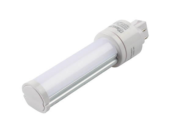 MaxLite 76608 6PLG24QLED27 Maxlite Non-Dimmable 6W 4 Pin 2700K G24q LED Bulb, Ballast Bypass