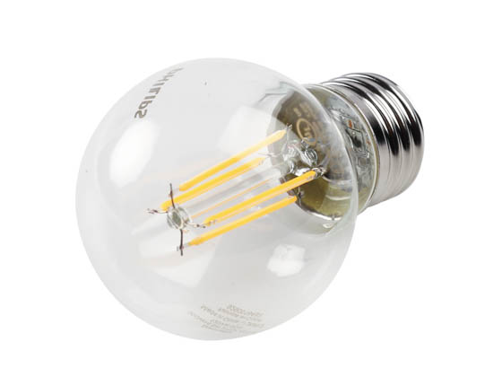 Philips Lighting 478768 4.5G16.5/PER/827/CL/G/E26/DIM Philips Dimmable 4.5W 2700K G-16.5 Filament LED Bulb, Outdoor Rated