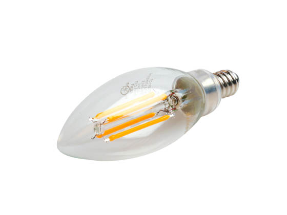 Bulbrite 776856 LED4B11/27K/FIL/3 Dimmable 4.5W 2700K Decorative Filament LED Bulb, Enclosed Rated
