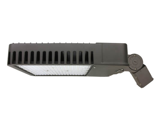 MaxLite 14099352 AR210UT3-50BK Maxlite Dimmable 750 Watt Equivalent, 210 Watt 5000K Slim LED Area Light Fixture With Slipfitter Mount, Type III, Title 24 Compliant