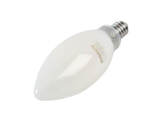 Bulbrite 776772 LED3B11/27K/FIL/M/3 Dimmable 3.6W 2700K Decorative Frosted Filament LED Bulb, Enclosed Fixture Rated