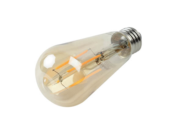 Halco Lighting 85046 ST19AMB7ANT/822/LED2 Halco Dimmable 7W 2200K Vintage ST19 Filament LED Bulb