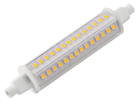 Bulbrite 770638 LED10R7S/30K/L/D Dimmable 10W Double-Ended 3000K J-Type Clear LED Bulb, Enclosed Rated