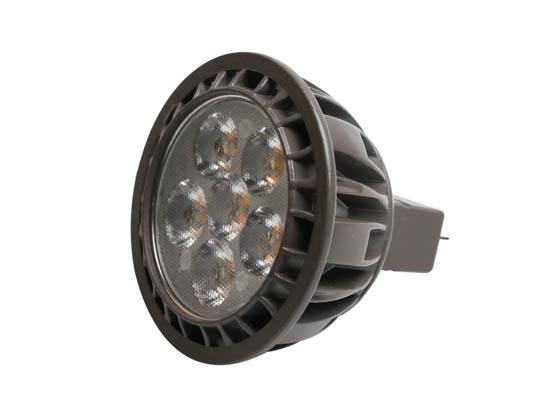 Brilliance LED MR16-7-3000-30 Brilliance Dimmable 7W 8V-25V 3000K 30° MR16 LED Bulb, Enclosed Rated
