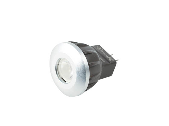 Brilliance LED MR8-3000-30 Brilliance Dimmable 1.5W 8V-25V 3000K 30 Degree MR8 LED Bulb, Enclosed Rated