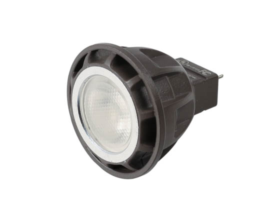 Brilliance LED MR11-2-5700-30 Brilliance Dimmable 2W 8V-25V 5700K 30 Degree MR11 LED Bulb, Enclosed Rated
