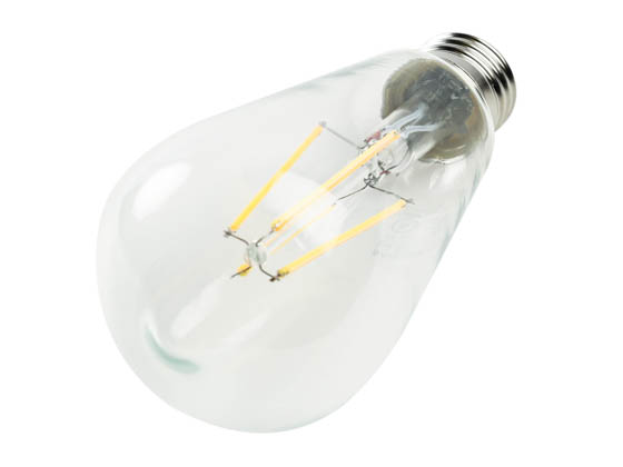 90+ Lighting SE-RCL06.1107-A Dimmable 7W 2700K ST19 Filament LED Bulb